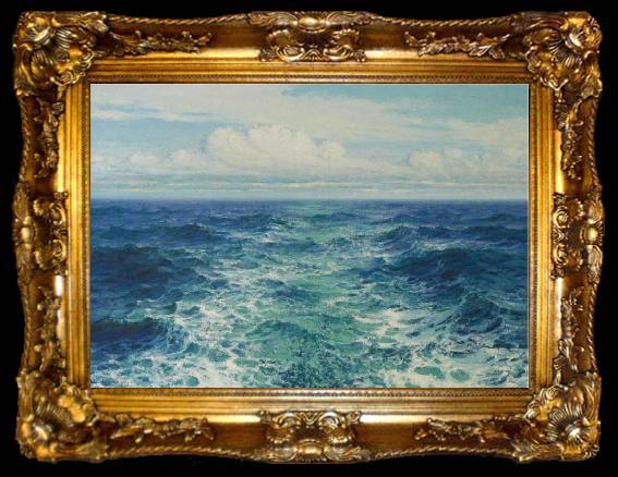 framed  Lionel Walden Hawaiian Coast, oil painting by Lionel Walden,, ta009-2